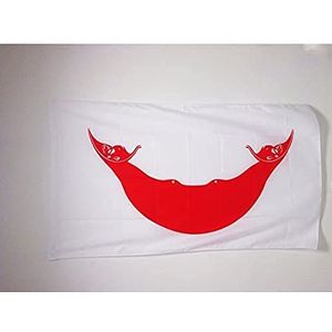 Paaseiland Vlag 90x60cm - Rapa Nui Vlag - Chili 60 x 90 cm Hoes voor vlaggenmast - AZ FLAG