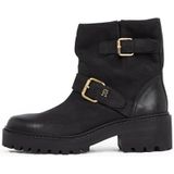 Laarzen - Effen - Leer - Blokhak - Ritssluiting - Anti-slip Zool