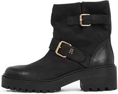 Laarzen - Effen - Leer - Blokhak - Ritssluiting - Anti-slip Zool