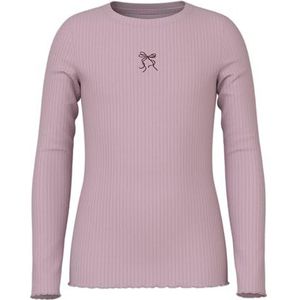 NAME IT Nkfvemma Glitter Ls Slim Top, Keepsake Lilac, 146-152