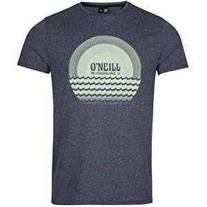 O'NEILL Tees Shortsleeve Solar Hybrid T-shirt, 15011 Ink Blue, Regular (set van 2) voor heren