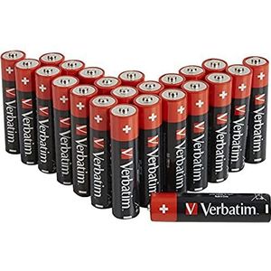1x24 Verbatim Alkaline Batterie Micro AAA LR 03 PVC Box 49504