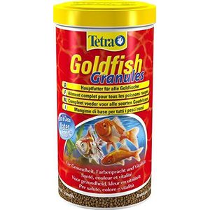 Tetra Goldfish Granules - granulaatvisvoer voor alle goudvissen en andere koudwatervissen, 1 liter blik