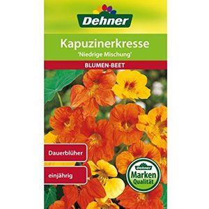 Dehner bloemenzaad, capuchonpers, ""laag meng"", 5-pack (5 x 3 g)