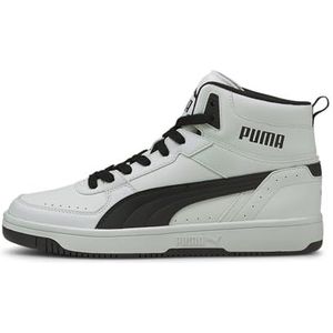 Puma Rebound Joy uniseks-volwassene Sneaker, Puma White-Puma Black, 38.5 EU