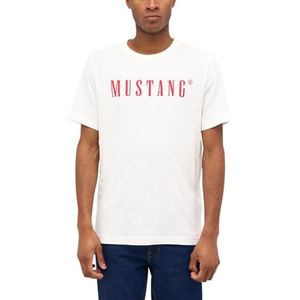 Mustang - T-shirt - Zwart - Katoen