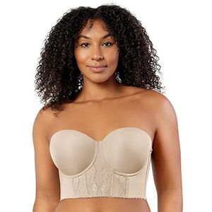 Parfait Elissa P50116 vrouwen volledige buste en volledige figuur strapless longline beha-Europees naakt, 85J