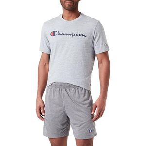 Champion Legacy Modern Basket - Training Mesh 7 inch bermuda shorts, zwart melange, M heren SS24, zwart gemêleerd, M