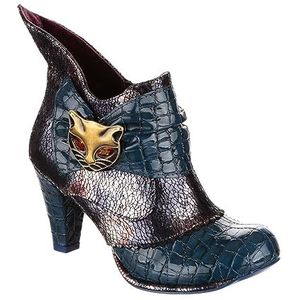 Irregular Choice Miaow Enkellaars voor dames, marineblauw, 41 EU