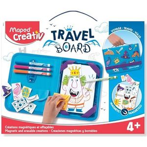 Maped Creativ Travel Board Ridders en Prinses Thema Leuke Activiteit Kit voor Kinderen 4+