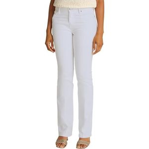 Denim - Effen - Bootcut - Lang - Mid Waist - Riemlussen