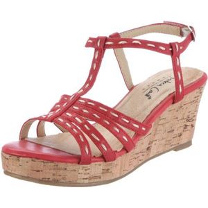Andrea Conti 0363120 Damessandalen, Rood Rood 021, 40 EU