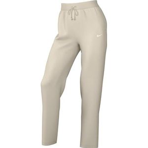 Nike Damesbroek W NSW Phnx Plsh Hr Pant Wide, Lt Orewood BRN/Sail, FN3622-104, 2XL