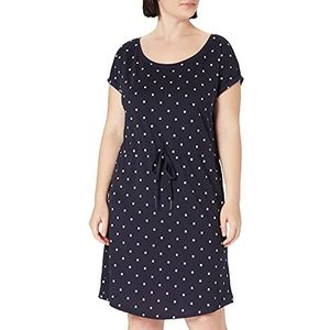 ONLY Carmakoma NOS Carapril Ss Knee Dress Stripe Noos Jurk voor dames, Patroon: dots Night Sky, L