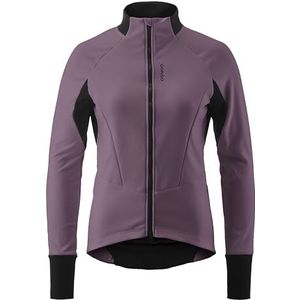 Gonso - ROAD JACKET SOFTSHELL 2 - Fietsjack - Aubergine - Dames - Ademend - Tight Fit