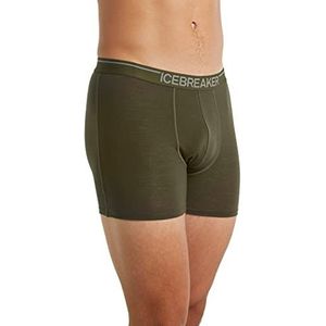 Icebreaker Heren Anatomica Boxershorts - Herenonderbroek - Merino Wol Ondergoed - Loden, XL