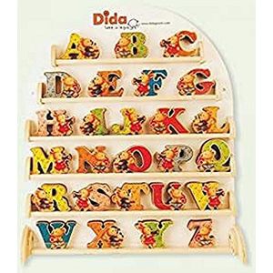 Dida E197 houten letters, 156 stuks