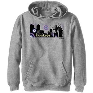 Marvel Jongen City grafisch sjabloon voor kinderen, Athletic Heather, S, Atletische heide, S