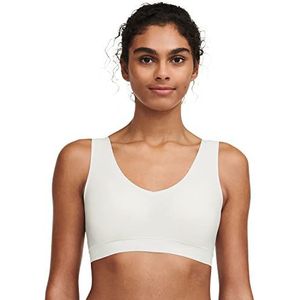 Chantelle Soft Stretch Beha met onzichtbare V-hals, gevoerde naadloze beha, ultra-stretch, ultracomfortabel, zeer zacht en tweede huideffect voor alle lichaamsvormen, damesondergoed, van XS tot XXL,