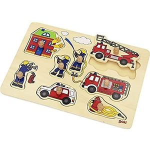 Goki 57907 - steekpuzzel - brandweer