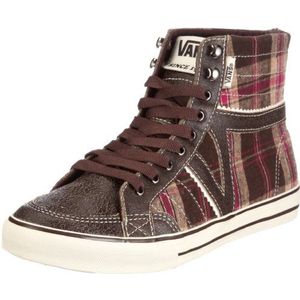 Vans W Corrie HI VKWLL9D Damessneakers, Braun Wool Plaid Brown, 37 EU