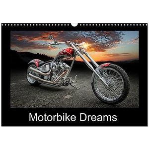 Motorbike Dreams (Wall Calendar 2024 DIN A3 landscape), CALVENDO 12 Month Wall Calendar: Choppers and Custom Bikes