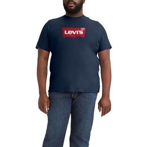 Levi's Heren B&T Big Graphic Tee T-shirt, Big Graphic Tee Dress Blues, 4XL Lang