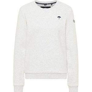 yuka Dames sweattrui 34613755-YU01, wolwit melange, L, wolwit, gemêleerd, L