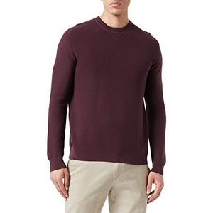 Sisley Mens L/S 10C1S100L Sweater, Plum Purple 1H8, L