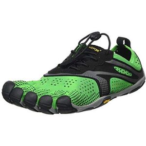 Vibram V-Run sneakers voor heren, groen zwart, 47 EU