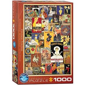 Vintage Variety Poster Collage 1000-delige puzzel