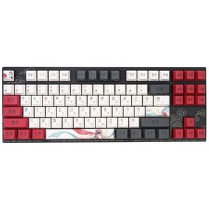 Varmilo VEA87 Beijing Opera TKL Gaming Tastatur, MX-Brown, weiße LED - US Layout