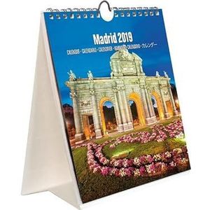 Grupo Erik Editores KALC1903 Tourish kalender 2019 Madrid, 16,5 x 18 cm