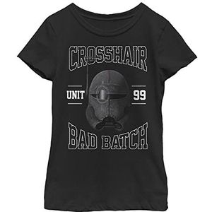 Star Wars Girl's Girl's Short Sleeve Classic Fit T-shirt, zwart, M