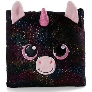 NICI 48585 Cushion Glubschis Unicorn Vita-Mi 30 x 30 cm Colourful Figure-Fluffy Cuddly Toy Cushion for Boys, Girls, Babies and Cuddly Toy Lovers - Ideal for Home, Nursery or On the Go