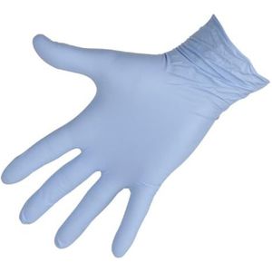 Kerbl Nitril Top Pro, maat M blauw wegwerphands.100stks,ongep.