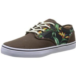 Globe Motley GBMOTLEY Uniseks sneakers voor volwassenen, Bruin Choco Hawaiian 17245, 44 EU