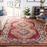 Safavieh Adalyn geweven tapijt, BIJ647R, 120 X 180 cm, rood/meerkleurig
