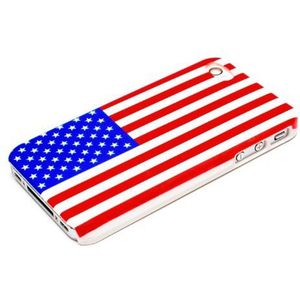 deinPhone Vlag Hardcase Cover Bumper voor Apple iPhone 4/4S - Verenigde Staten