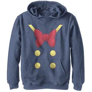 Disney Donald Hoodie voor jongens, Marineblauw Heather, M