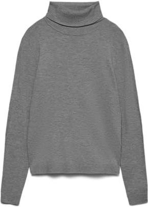 Vmhappiness - Gebreide Pullover - Rolkraag - Lange Mouwen - Tight Fit