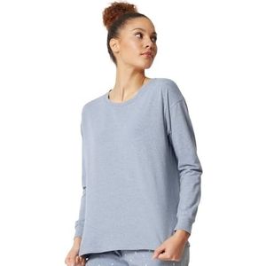 SKINY - Every Night - Damesshirt - Effen - Katoenmix - Lange Mouwen