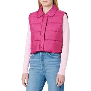 JACK & JONES JXELLINOR Damesvest, gerecycled gevoerd, festival fuchsia, L, festival fuchsia, L