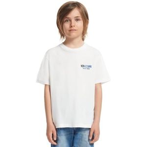 Inter Collection, T-shirt borduurwerk unisex volwassenen, wit, 4 jaar