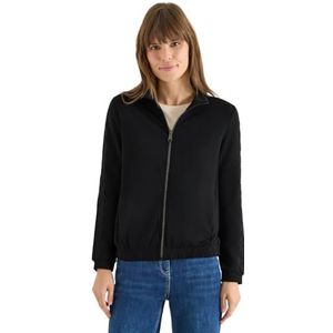 CECIL Zachte jas met tapedetail zwart L