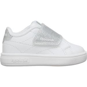 Reebok - Baby Court CLEAN Hook & Loop - Sportschoenen - Wit/Zilver
