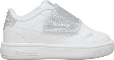 Reebok - Baby Court CLEAN Hook & Loop - Sportschoenen - Wit/Zilver