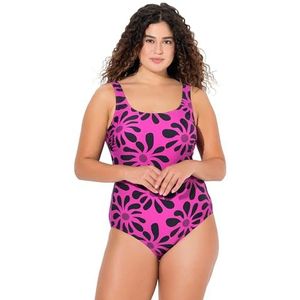 Ulla Popken - Badpak - Pitaja Roze / Zwart