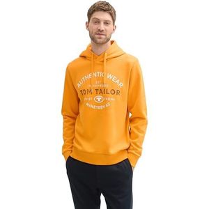 TOM TAILOR Sweatshirt voor heren, 12392 - Fresh Pepper Orange, S