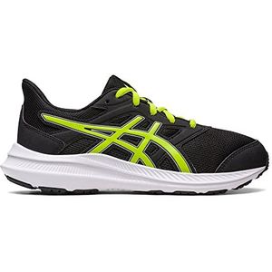 ASICS - JOLT 4 GS - Hardloopschoenen - Zwart - Lime Zest